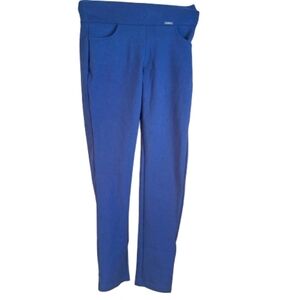 Neezeelee Class Fushibest Navy Blue Form-Fitting Leggings with Elastic Waistband